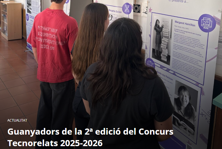 Guanyadora de la 2ª edició del Concurs Tecnorelats 2025-2026 na Eloise de 3rE